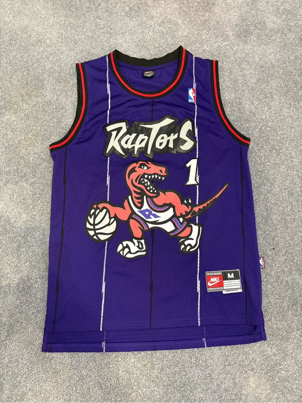 Nike Tracy McGrady Toronto Raptors Vintage Retro Jersey Medium